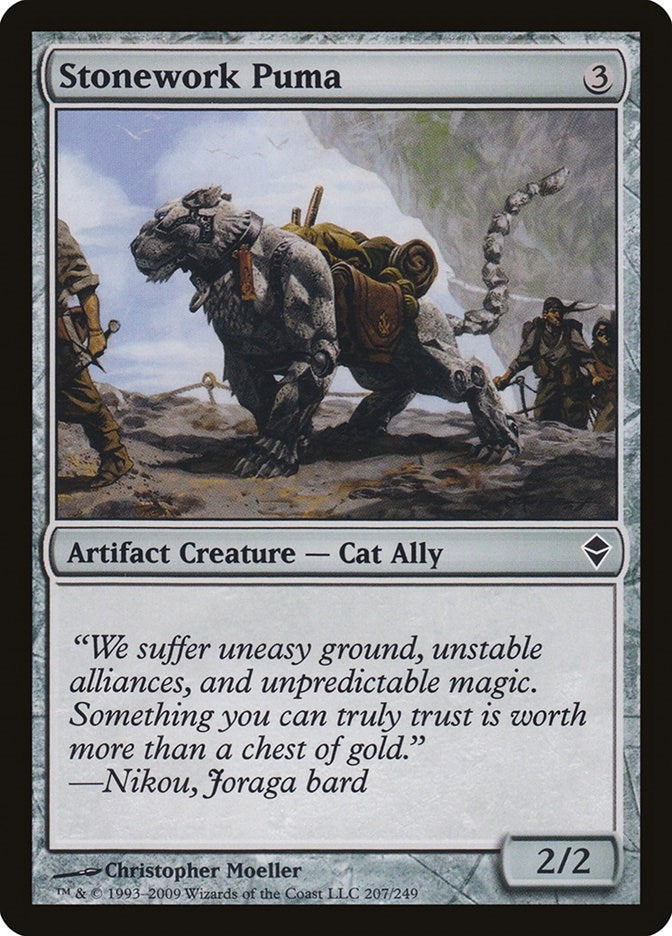 Image for Stonework Puma (207) (ZEN) - Magic: The Gathering