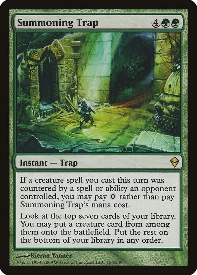 Image for Summoning Trap (184) (ZEN) - Magic: The Gathering