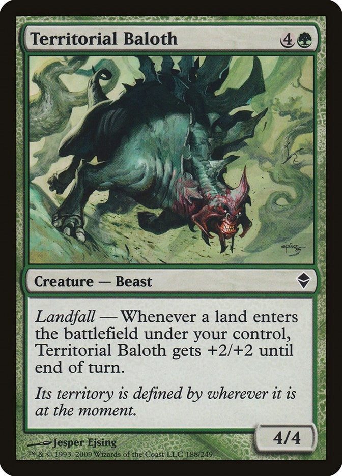 Image for Territorial Baloth (188) (ZEN) - Magic: The Gathering