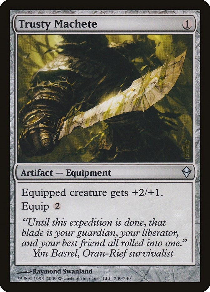 Image for Trusty Machete (209) (ZEN) - Magic: The Gathering