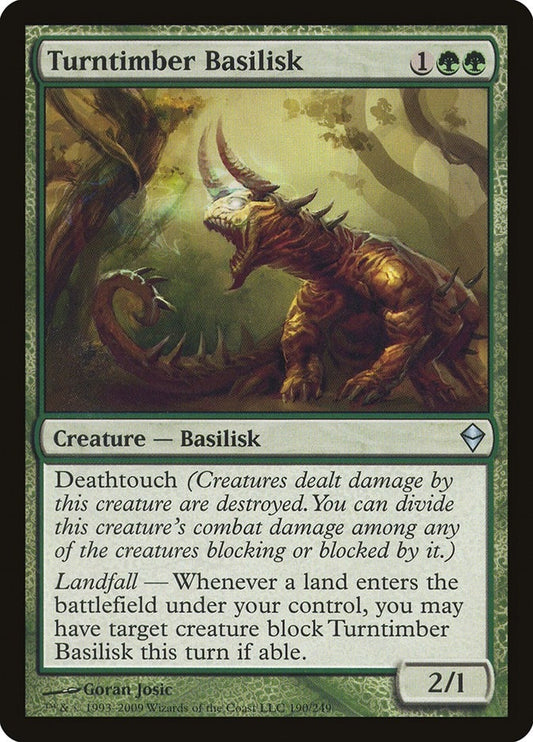 Image for Turntimber Basilisk (190) (ZEN) - Magic: The Gathering