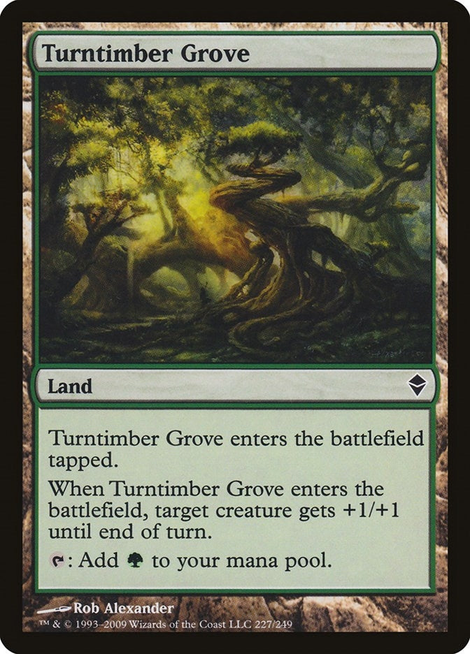 Image for Turntimber Grove (227) (ZEN) - Magic: The Gathering