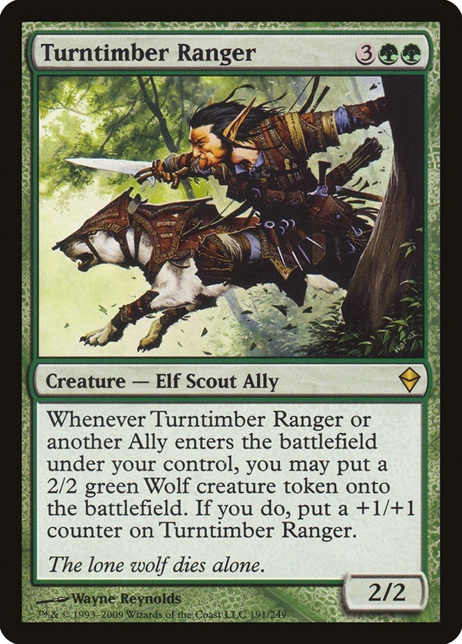 Image for Turntimber Ranger (191) (ZEN) - Magic: The Gathering