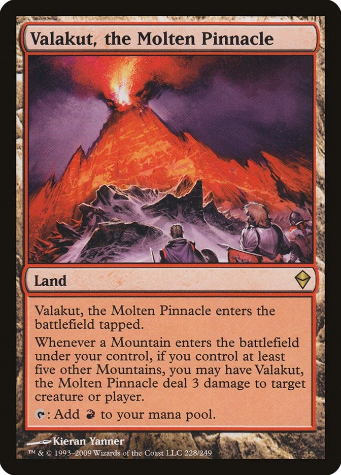 Image for Valakut, the Molten Pinnacle (228) (ZEN) - Magic: The Gathering