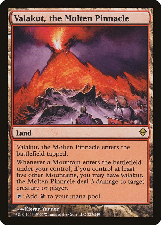 Image for Valakut, the Molten Pinnacle (228) (ZEN) - Magic: The Gathering