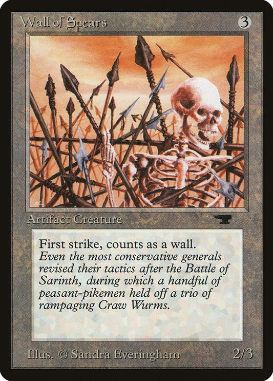 Image for Wall of Spears (ATQ) - Magic: The Gathering