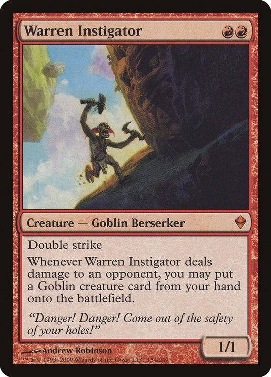 Image for Warren Instigator (154) (ZEN) - Magic: The Gathering
