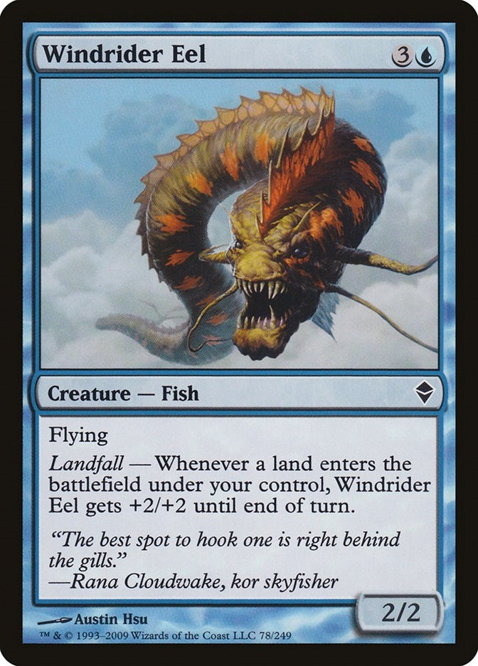 Image for Windrider Eel (78) (ZEN) - Magic: The Gathering