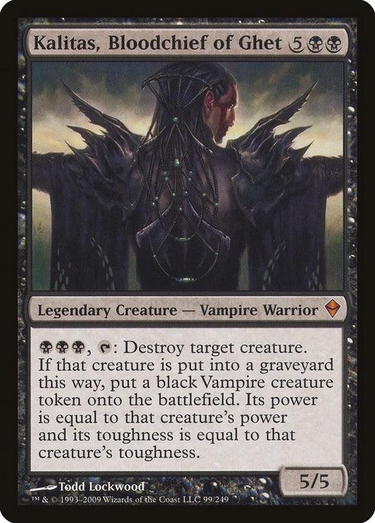Image for Kalitas, Bloodchief of Ghet (99) (ZEN) - Magic: The Gathering