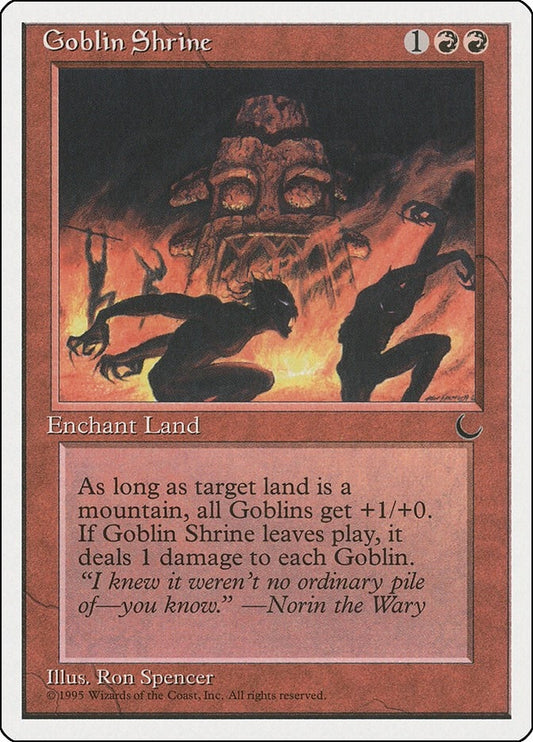 Image for Goblin Shrine (CHR) - Magic: The Gathering