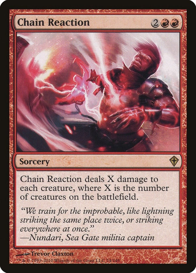 Image for Chain Reaction (74) (WWK) - Magic: The Gathering