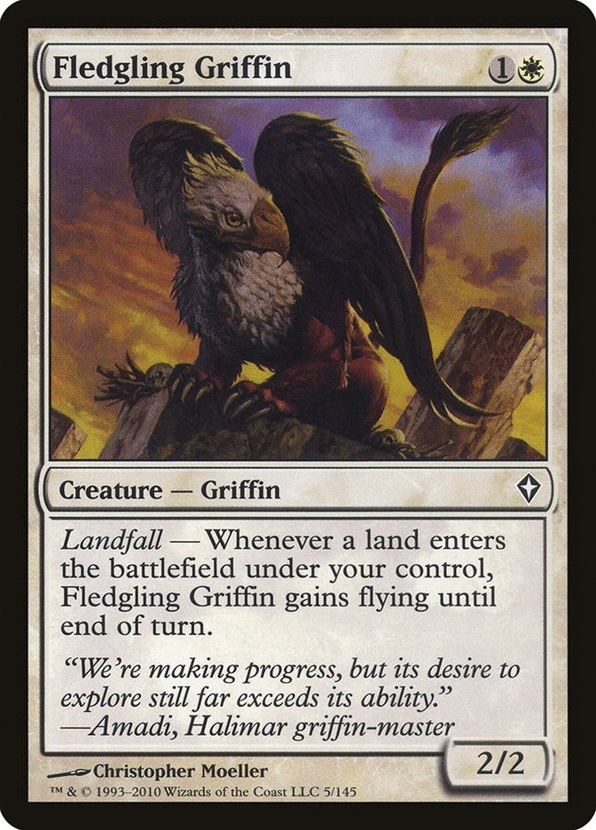 Image for Fledgling Griffin (5) (WWK) - Magic: The Gathering