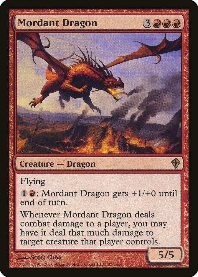 Image for Mordant Dragon (85) (WWK) - Magic: The Gathering