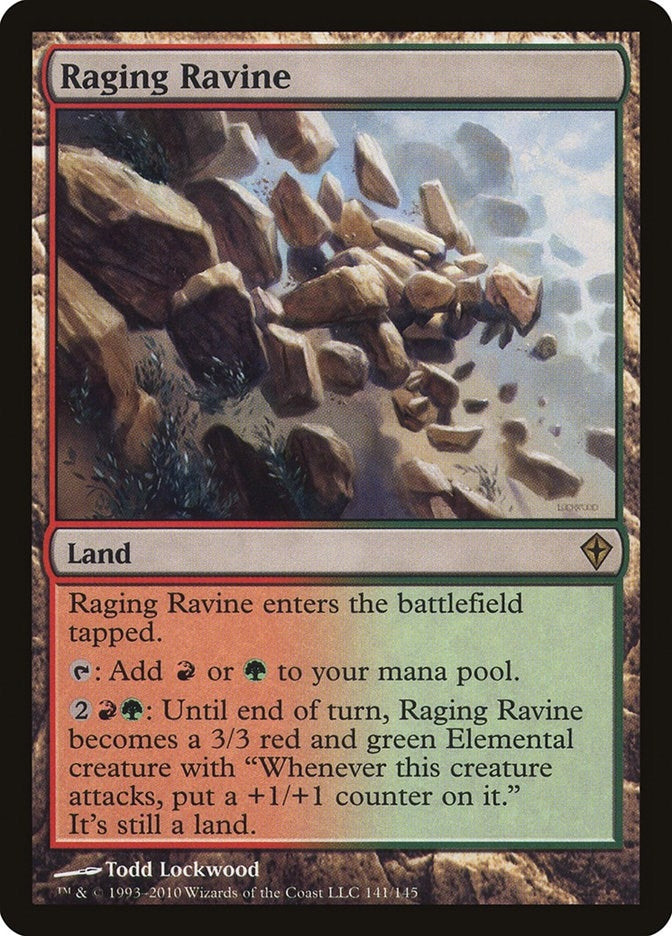 Image for Raging Ravine (141) (WWK) - Magic: The Gathering