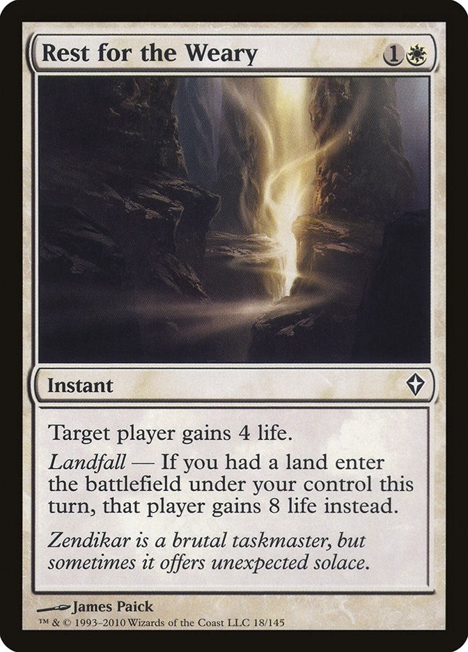 Image for Rest for the Weary (18) (WWK) - Magic: The Gathering
