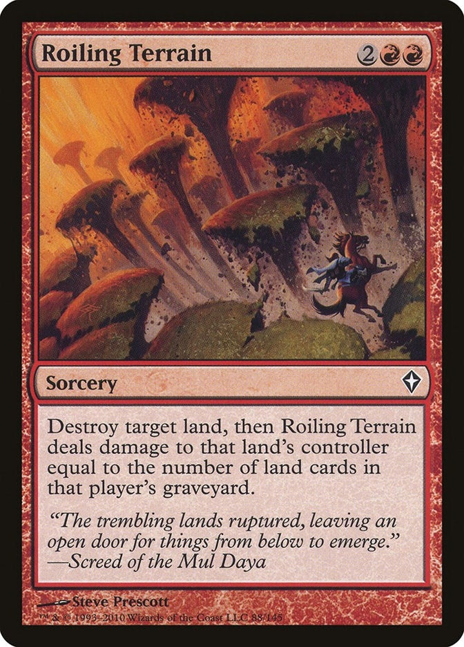 Image for Roiling Terrain (88) (WWK) - Magic: The Gathering