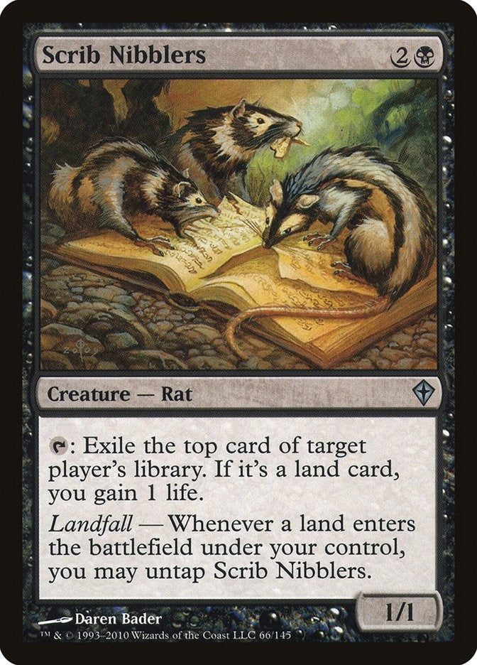 Image for Scrib Nibblers (66) (WWK) - Magic: The Gathering