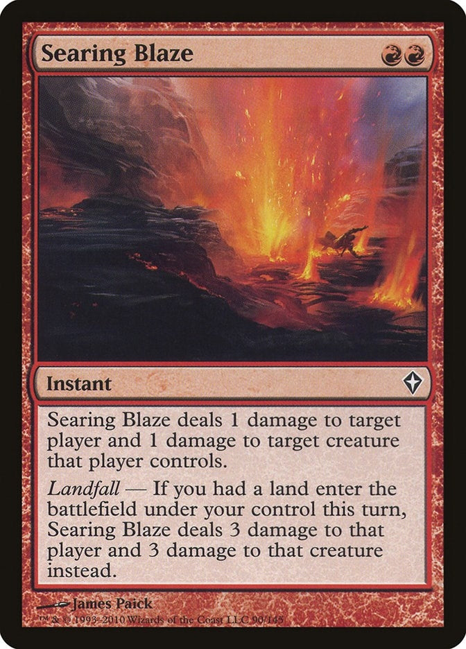 Image for Searing Blaze (90) (WWK) - Magic: The Gathering