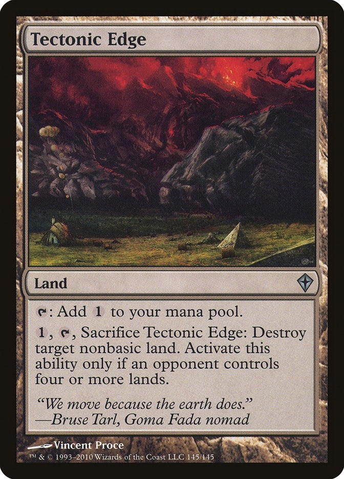 Image for Tectonic Edge (145) (WWK) - Magic: The Gathering