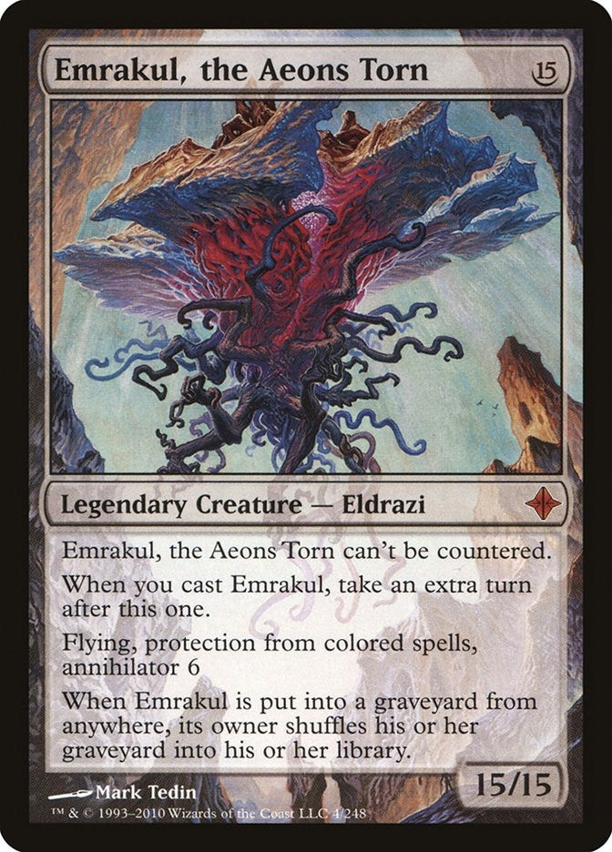 Image for Emrakul, the Aeons Torn (4) (ROE) - Magic: The Gathering