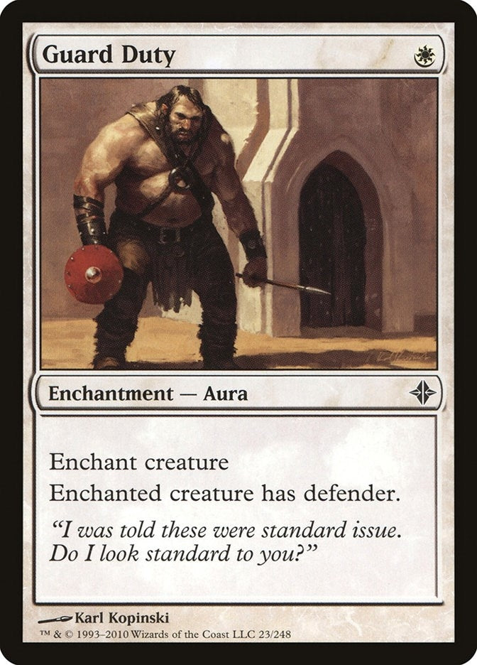 Image for Guard Duty (23) (ROE) - Magic: The Gathering