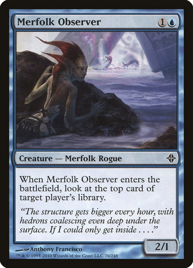 Image for Merfolk Observer (76) (ROE) - Magic: The Gathering