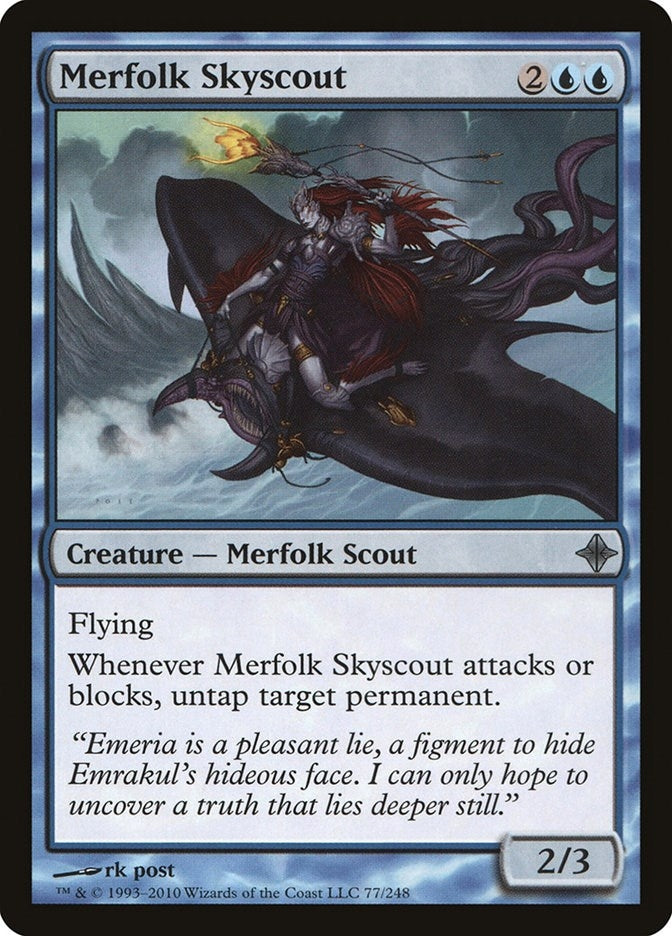 Image for Merfolk Skyscout (77) (ROE) - Magic: The Gathering