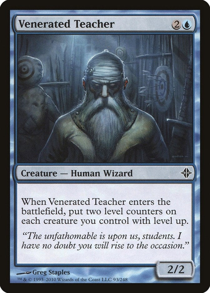 Image for Venerated Teacher (93) (ROE) - Magic: The Gathering