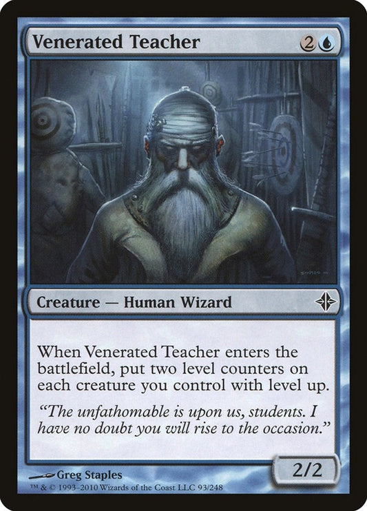 Image for Venerated Teacher (93) (ROE) - Magic: The Gathering