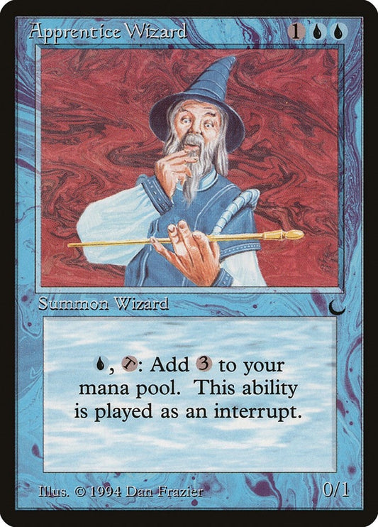 Image for Apprentice Wizard (DRK) - Magic: The Gathering