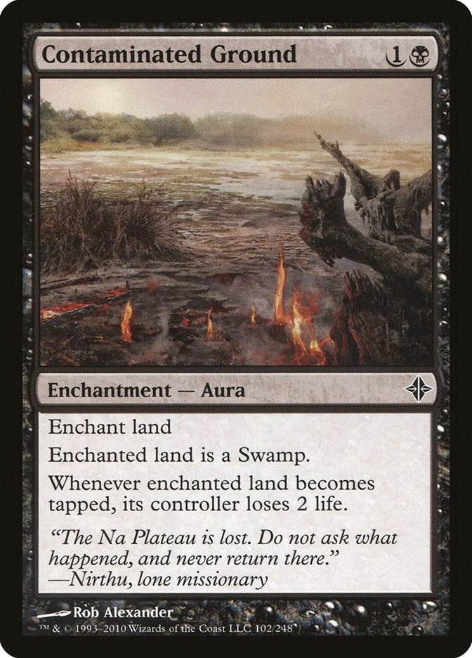 Image for Contaminated Ground (102) (ROE) - Magic: The Gathering