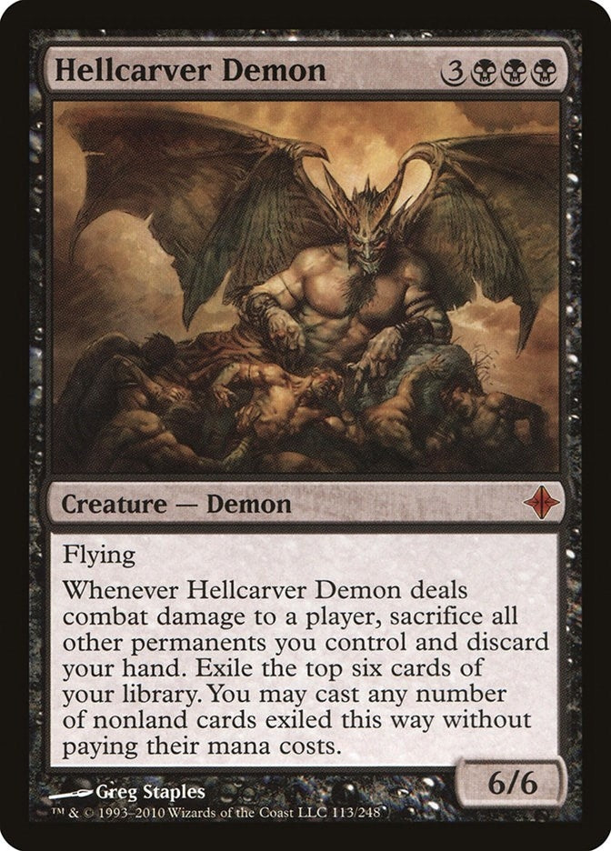 Image for Hellcarver Demon (113) (ROE) - Magic: The Gathering