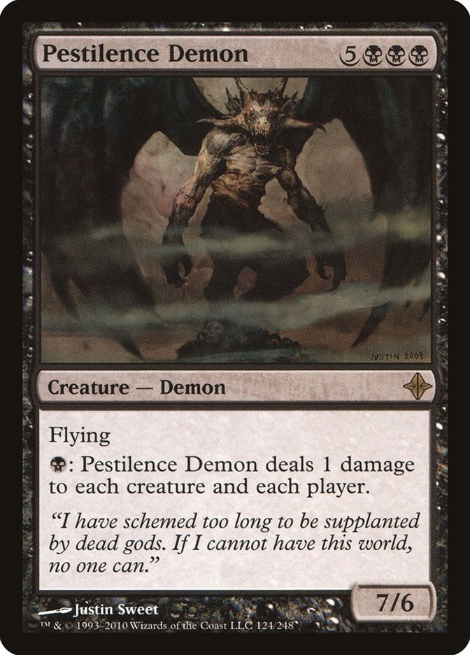 Image for Pestilence Demon (124) (ROE) - Magic: The Gathering