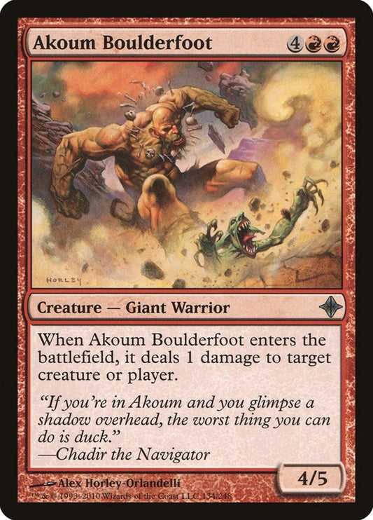 Image for Akoum Boulderfoot (134) (ROE) - Magic: The Gathering