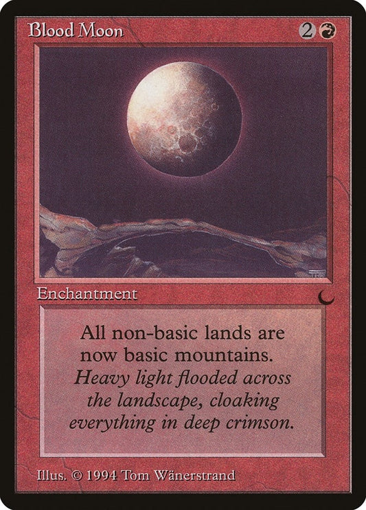 Image for Blood Moon (DRK) - Magic: The Gathering