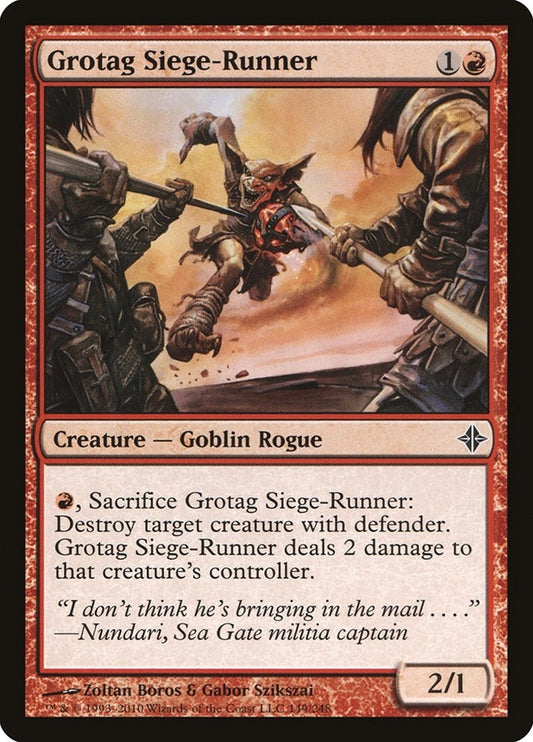 Image for Grotag Siege-Runner (149) (ROE) - Magic: The Gathering