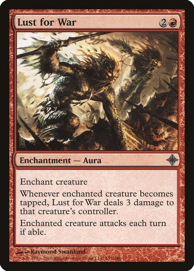 Image for Lust for War (157) (ROE) - Magic: The Gathering