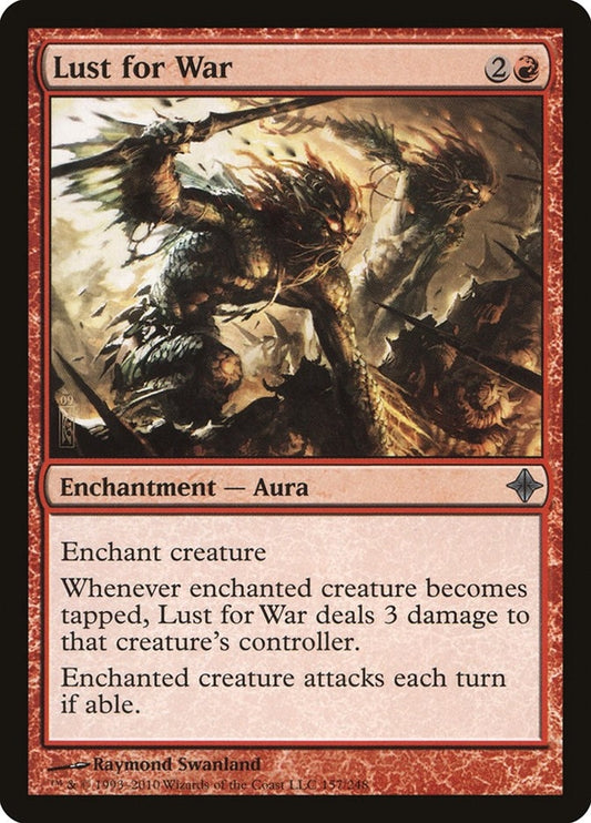 Image for Lust for War (157) (ROE) - Magic: The Gathering