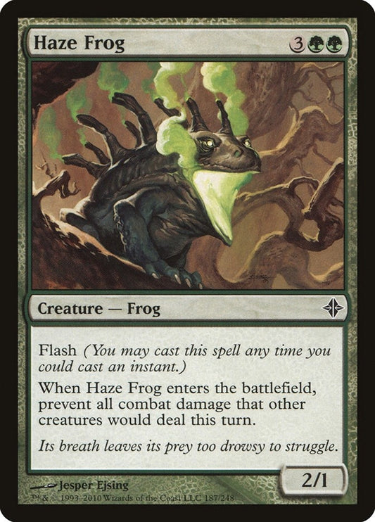 Image for Haze Frog (187) (ROE) - Magic: The Gathering