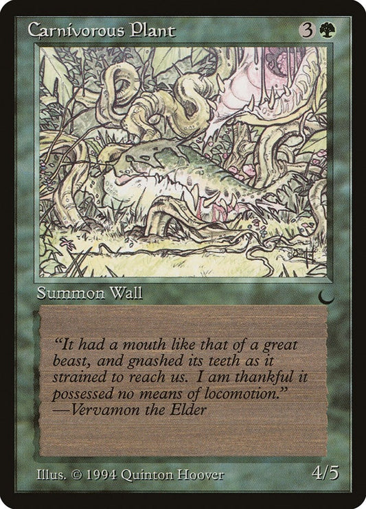 Image for Carnivorous Plant (DRK) - Magic: The Gathering