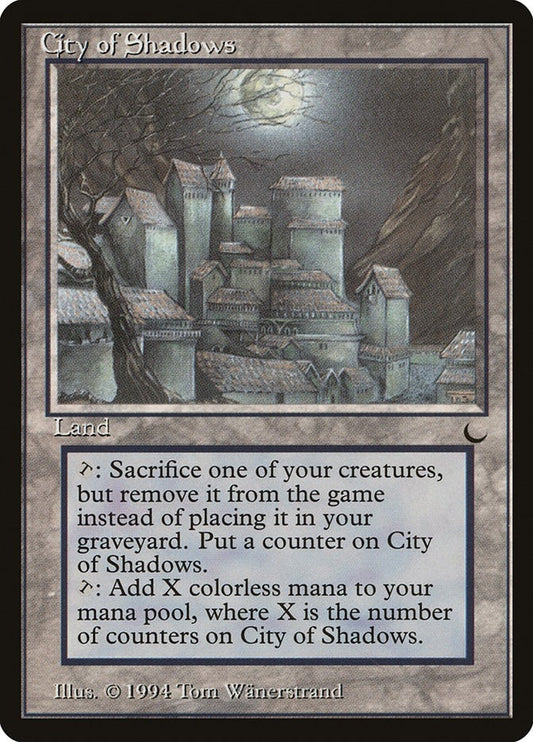 Image for City of Shadows (DRK) - Magic: The Gathering