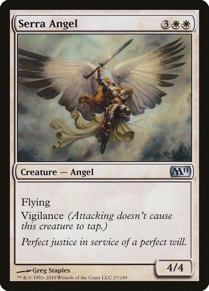 Image for Serra Angel (27) (M11) - Magic: The Gathering