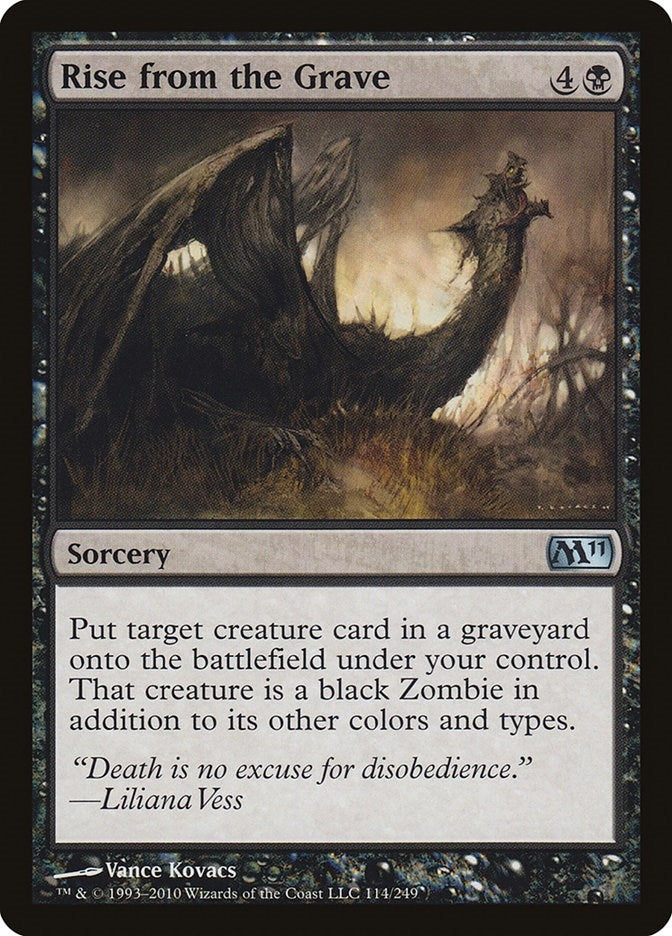 Image for Rise from the Grave (114) (M11) - Magic: The Gathering