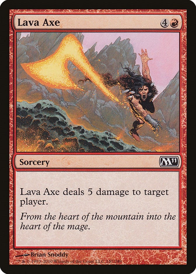 Image for Lava Axe (147) (M11) - Magic: The Gathering