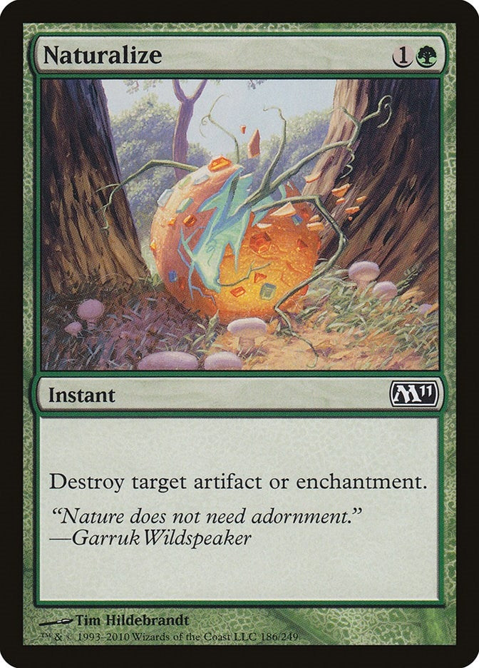 Image for Naturalize (186) (M11) - Magic: The Gathering