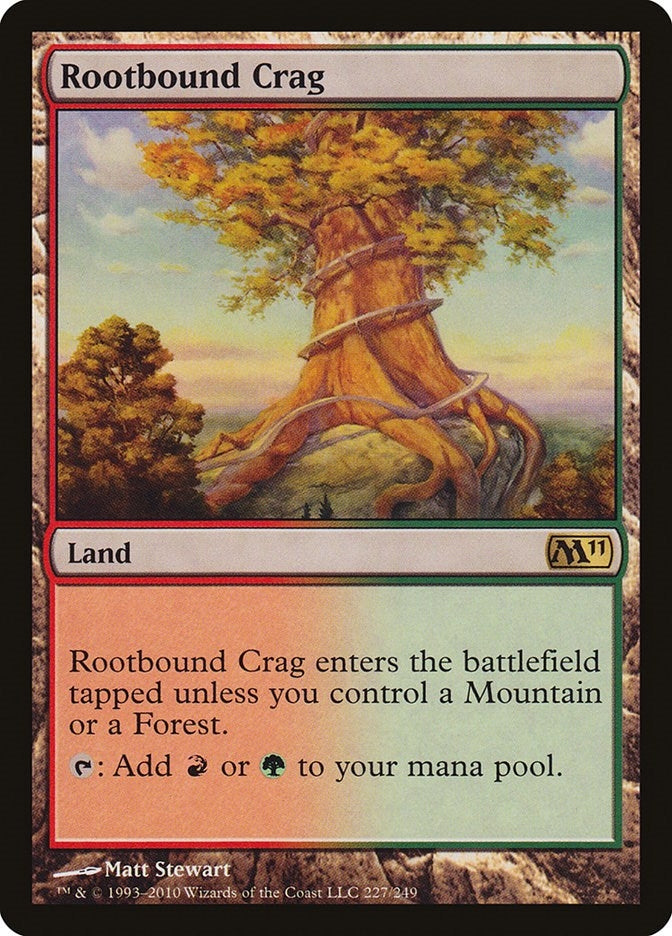 Image for Rootbound Crag (227) (M11) - Magic: The Gathering