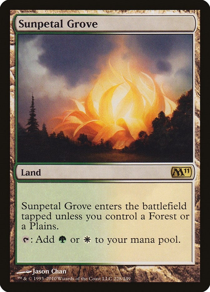Image for Sunpetal Grove (228) (M11) - Magic: The Gathering