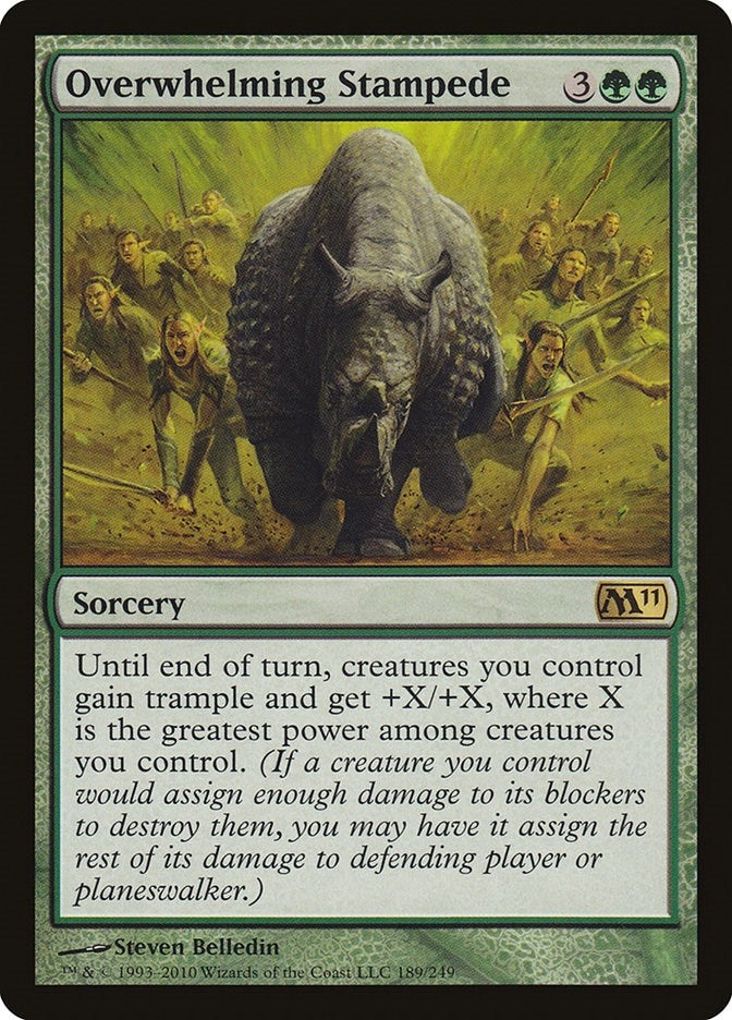 Image for Overwhelming Stampede (189) (M11) - Magic: The Gathering