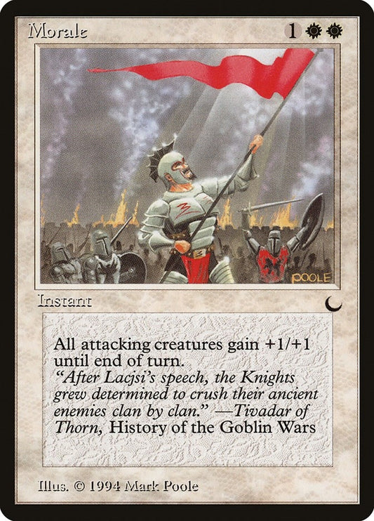 Image for Morale (DRK) - Magic: The Gathering