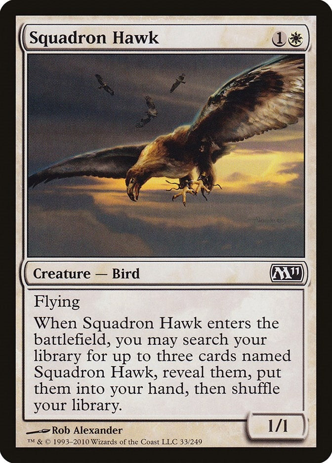 Image for Squadron Hawk (33) (M11) - Magic: The Gathering